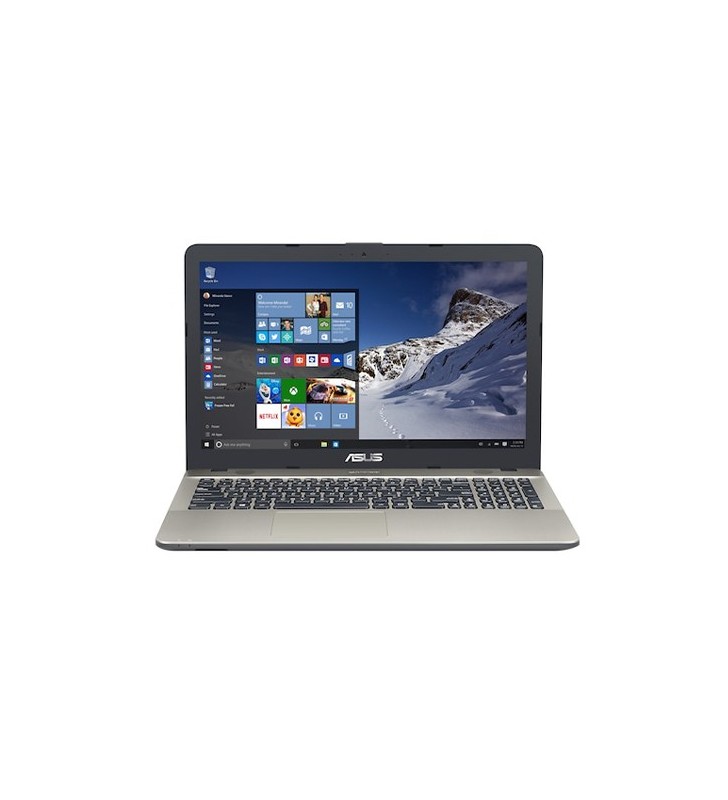 Laptop ASUS Vivobook A541s, Intel Celeron N3060 1.6 GHz, 4 GB DDR3, 128 GB SSD SATA, Intel HD Graphics, Bluetooth, WebCam, Display 15.6" 1366 by 768, Grad B