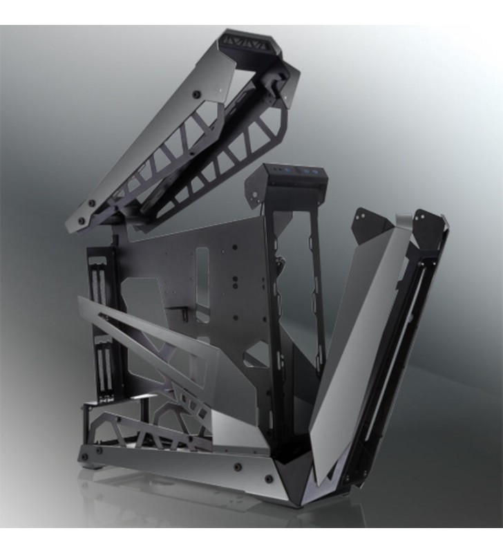 Carcasa Raijintek NYX PRO titan | EEB/E-ATX/ATX/MICRO ATX/MINI-ITX | 265×595×658 mm | 3.5"× 2 or 2.5"× 3| USB3.0×3, tempered glass