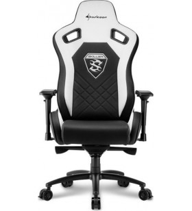 Sharkoon XXL Gaming Seat and XXLComfort, Skiller SGS4, Black/ white