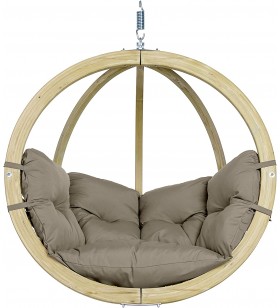 Amazonas Hammock AZ-2030812 Hanging Chair Globe 69 x 118 x 121 cm Taupe