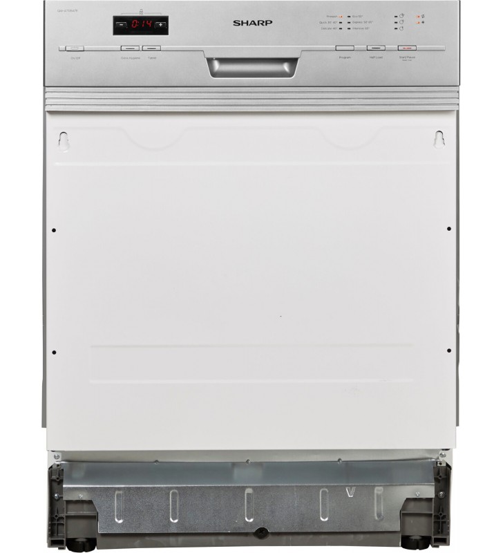 SHARP QW-AT13S47E-DE dishwasher (partially integrated, 598 mm wide, 47 dB (A), E)