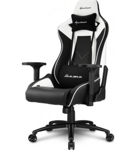 Sharkoon Elbrus 3 Gaming Chair, 3D Armrests, Class-4 Gas Lift Piston, Reliably Durable up to 150Kg - White | 4044951027248