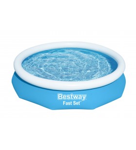 Bestway 57458 piscine supraterane Piscină gonflabilă Rotundă 3200 L Albastru, Alb