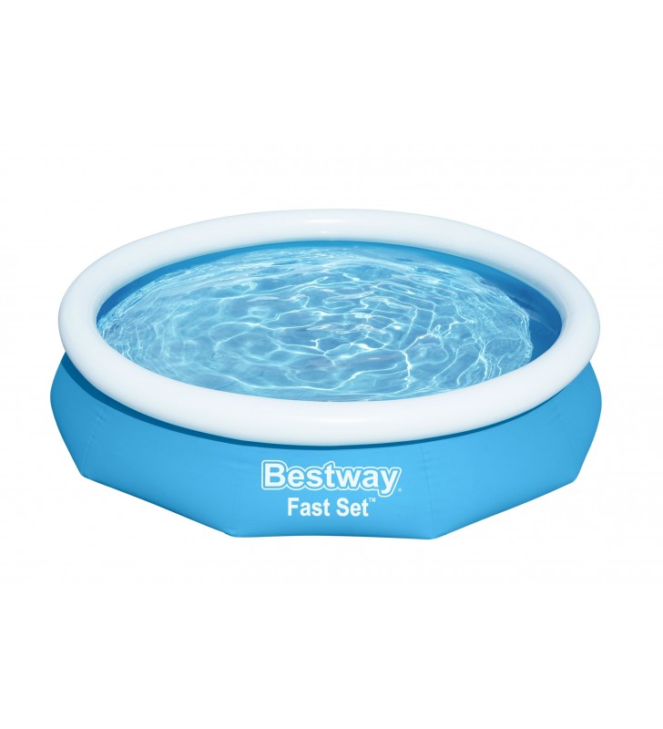 Bestway 57458 piscine supraterane Piscină gonflabilă Rotundă 3200 L Albastru, Alb