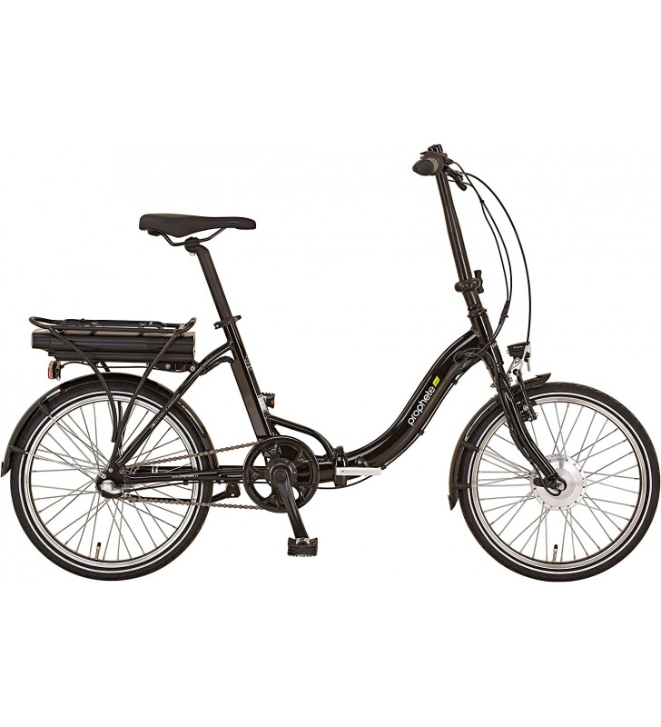 Prophete Unisex – Adult URABNICER ESU.10 Urban E-Bike 20 Inch Blaupunkt VR Motor, Black, RH 39