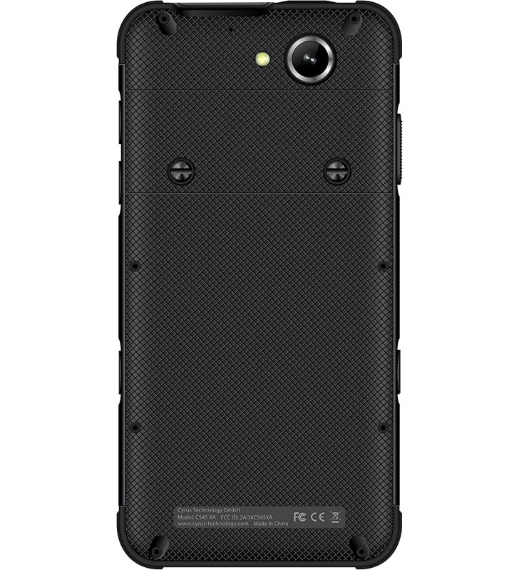 Cyrus CS45 XA CYR10150 Dual-SIM 64GB Rugged Factory Unlocked 4G/LTE Smartphone (Black) - International Version