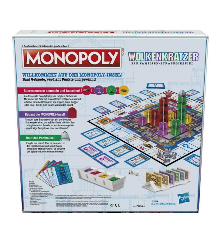 Monopoly F1696100 jocuri de societate Joc de masă Simulare economică