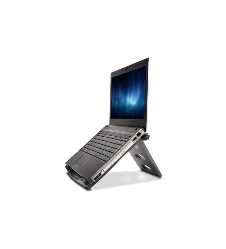 Suport rabatabil pentru laptop 12"-17", gri, KENSINGTON SmartFit Easy Riser Cooling Stand