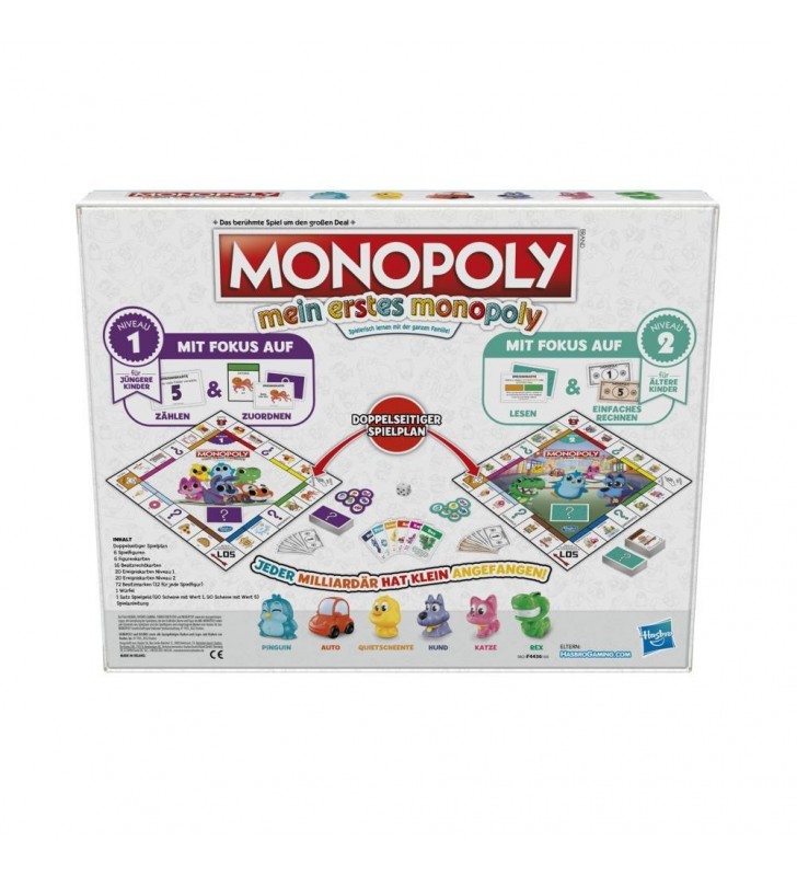 Monopoly F4436100 jocuri de societate Joc de masă Simulare economică