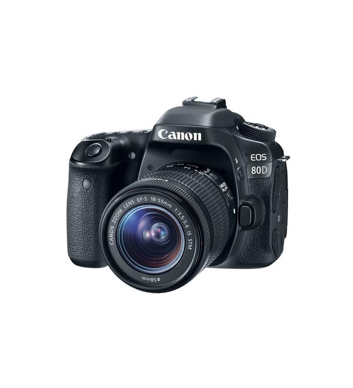 Canon EOS 80D + EF-S 18-55 IS STM Trusă cameră SLR 24,2 MP CMOS 6000 x 4000 Pixel Negru