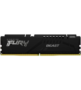 Kingston Technology Fury Beast Black 32GB 5600MT/s DDR5 CL40 XMP 3.0 Ready Computer Memory Single Module KF556C40BB-32