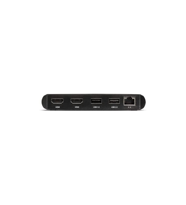 OWC Thunderbolt 3 Mini Dock, 5-Port Bus-Powered Multi-Adapter with Dual 4K HDMI, Dual USB and Gigabit Ethernet, Integrated 7.2-inch Thunderbolt 3 Cable (OWCTB3MDK5P)