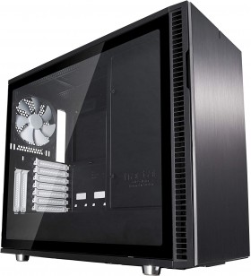 Fractal Design Define R6 - Mid Tower Computer Case - ATX - Optimized For High Airflow And Silent Computing with ModuVent Technology - PSU Shroud - Modular interior - Water-cooling ready - Black TG