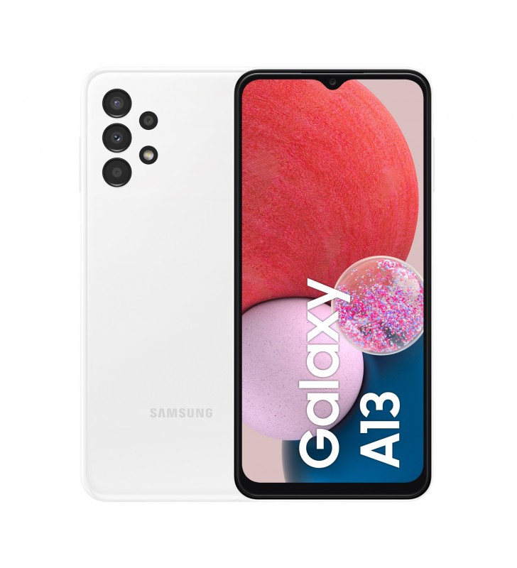 Samsung Galaxy A13 16,8 cm (6.6") Dual SIM Android 12 4G USB tip-C 4 Giga Bites 128 Giga Bites 5000 mAh Alb