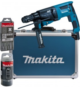Makita HR2631FT13 Combination Hammer for SDS-Plus 26 mm in Aluminium Case