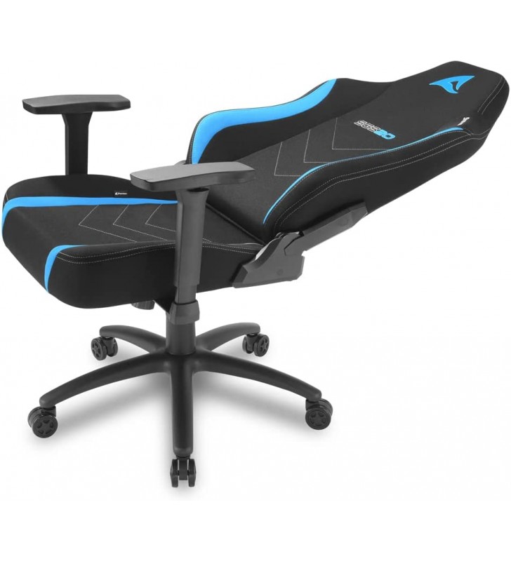 Sharkoon Silla SGS20 Fabric /Azul Gaming Chair, Alloy Steel, Black/Blue, Normal