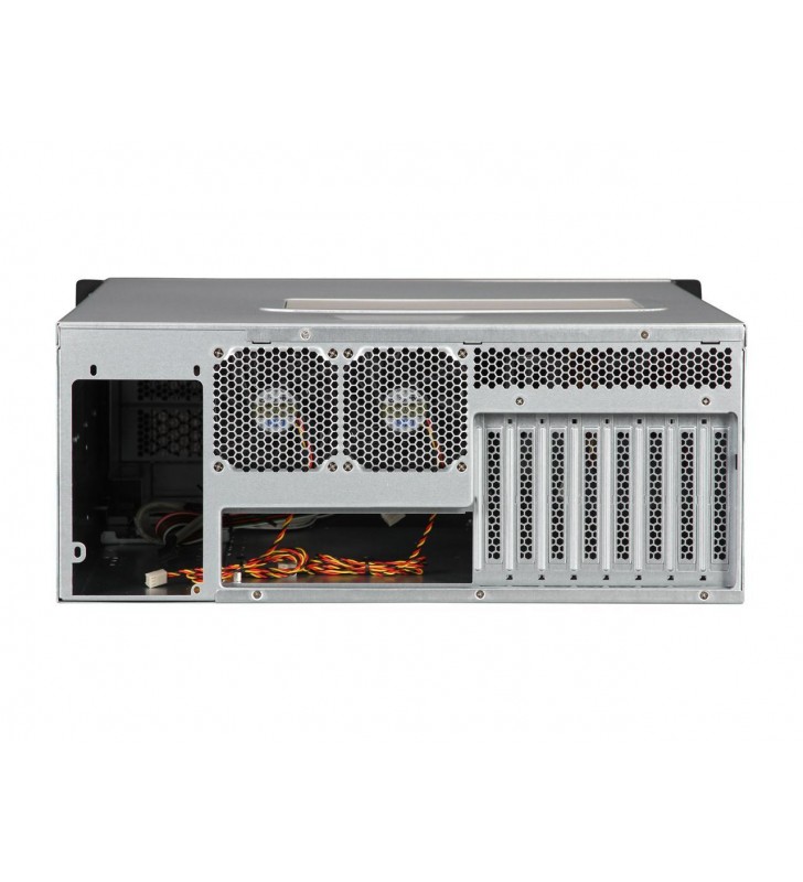 CHENBRO RM41300-FS81 Black Steel / Plastic 4U Rackmount Server Case for Tesla GPU 3 External 5.25" Drive Bays