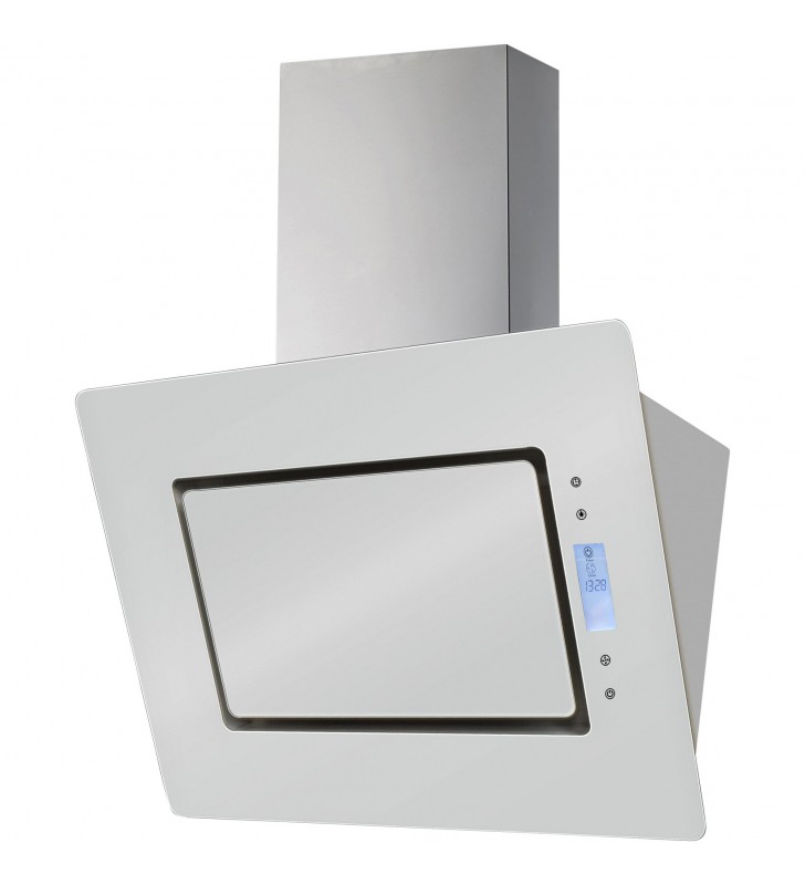 Sloping hood »CH99040-60W«, motor power: 168 W, stainless steel/glass, white