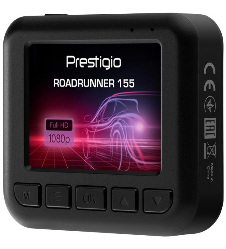 Prestigio RoadRunner 155, 2.0'' LCD (320x240) display, FHD 1920x1080@30fps, HD 1280x720@30fps, Jieli AC5601, 2 MP CMOS GC2053