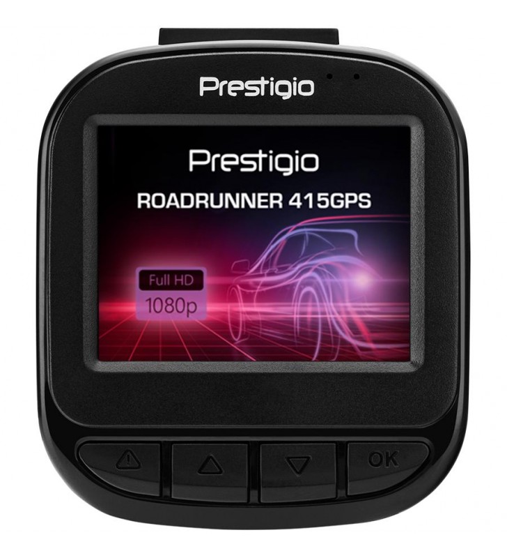 Prestigio RoadRunner 415GPS, 2.0'' LCD (960x240) display, FHD 1920x1080@30fps, HD 1280x720@30fps, GP5168 processor, 2 MP CMOS