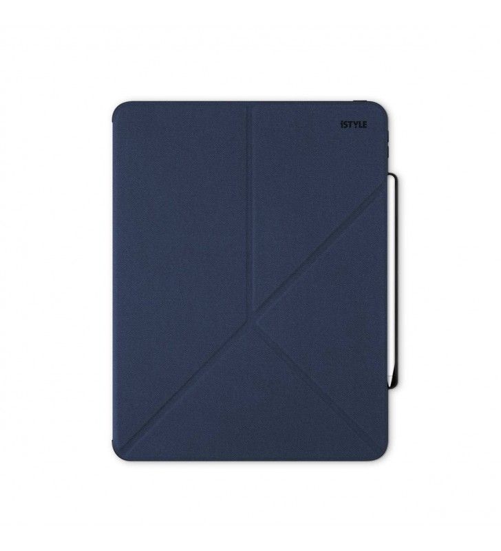 Husa de protectie iStyle Flip pentru iPad Pro 11", Albastru intunecat