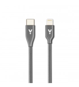 Cablu de date iSTYLE Lightning - USB-C, 1.2m, Negru