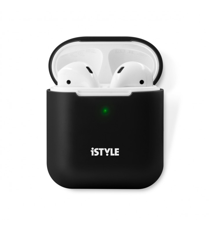iSTYLE Silicone Cover AirPods 2nd gen - Black