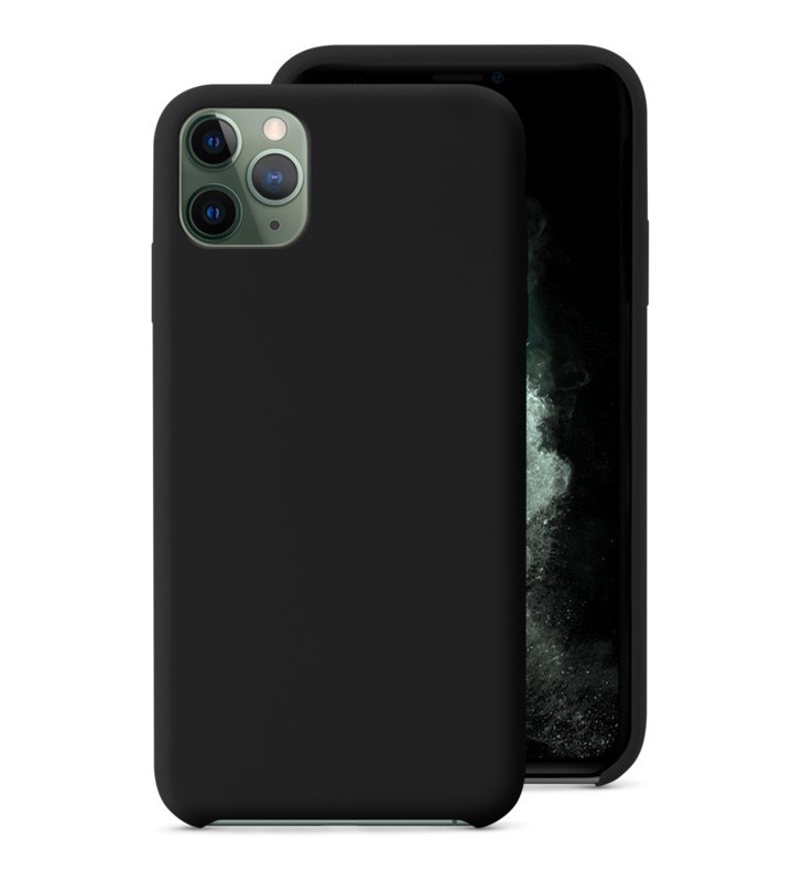 Husa de protectie Epico pentru iPhone 11 Pro Max, Silicon, Negru