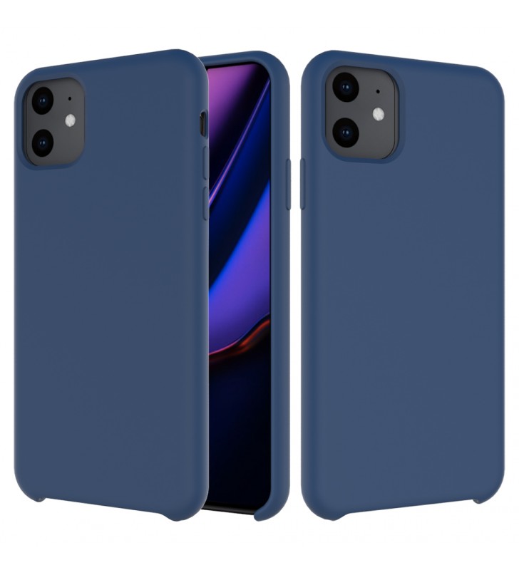 Husa de protectie Next One pentru iPhone 11 Pro Max, Silicon, Cobalt Blue