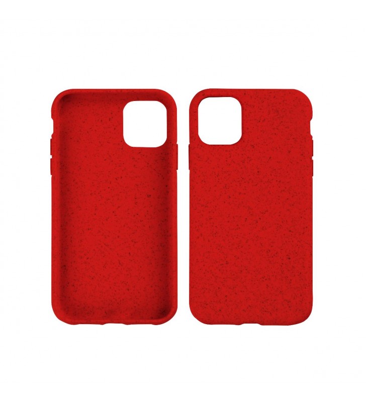 Husa de protectie biodegradabila NextOne pentru iPhone 11, Rosu