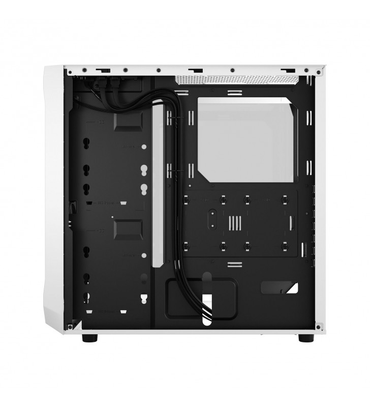 Fractal Design Focus 2 FD-C-FOC2A-04 RGB White TG Clear Tint ATX Mid Tower Case-