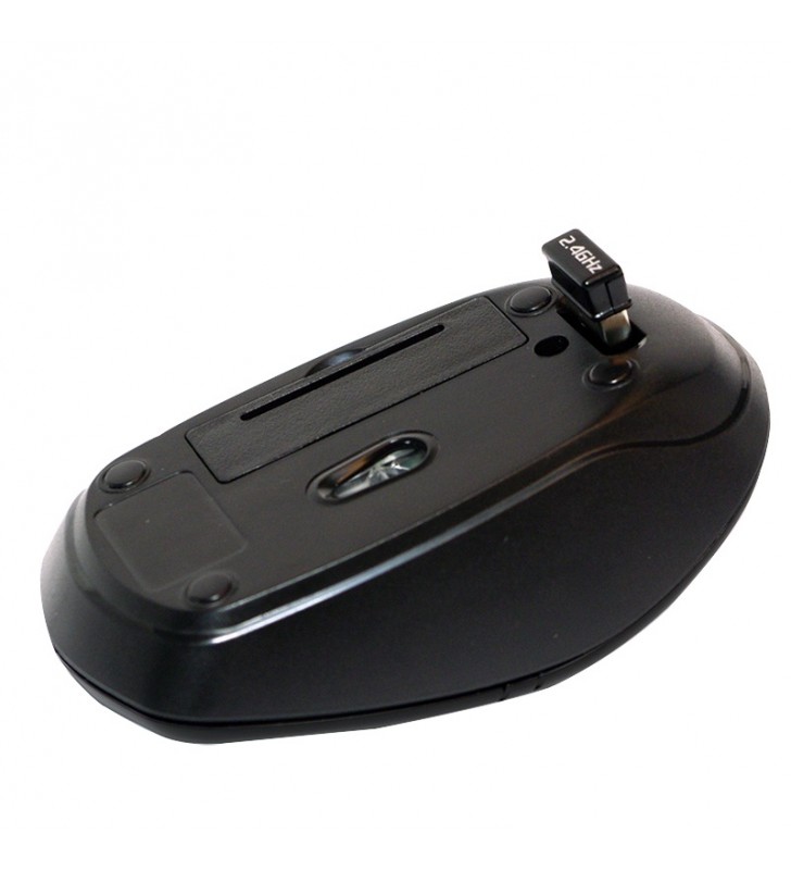 Mouse, Wireless 2,4G, Optical, BLACK "ID0114"