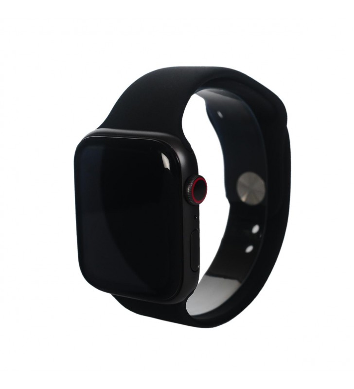 Curea Next One pentru Apple Watch 42/44mm, Silicon, Negru