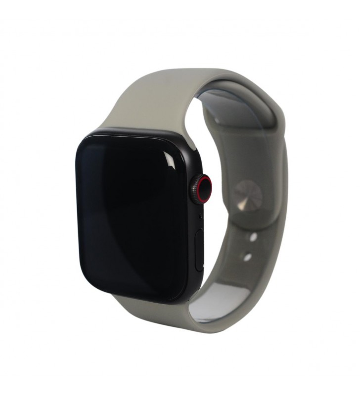 Curea Next One pentru Apple Watch 42/44mm, Silicon, Gri