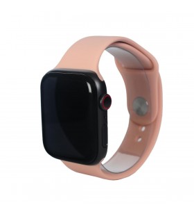 Curea Next One pentru Apple Watch 42/44mm, Silicon, Roz prafuit