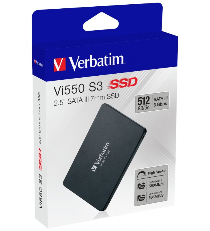 Verbatim Vi550 S3 2.5" 512 Giga Bites ATA III Serial