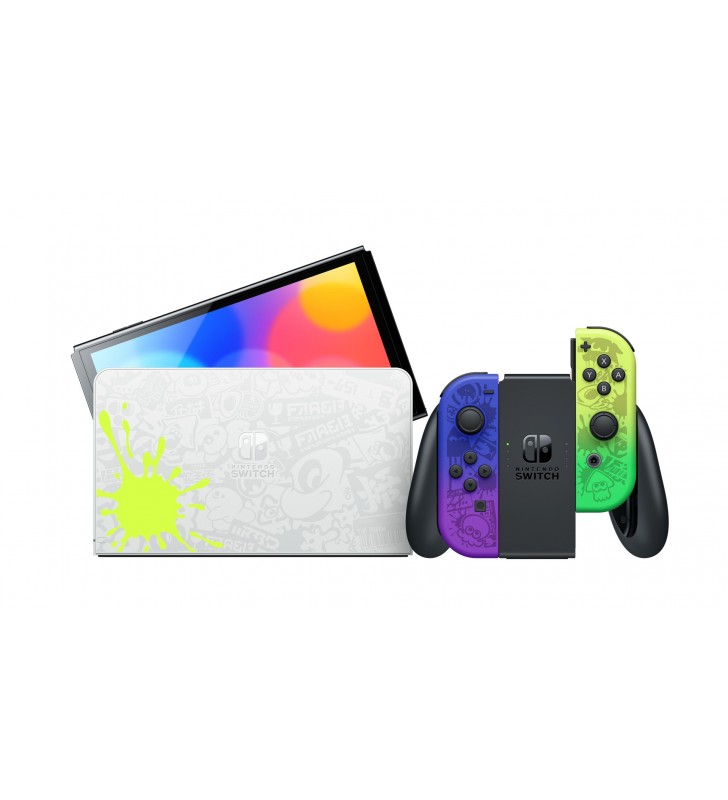 Nintendo Switch Oled Splatoon 3 Edition consolă portabilă de jocuri 17,8 cm (7") 64 Giga Bites Ecran tactil Wi-Fi Multicolor