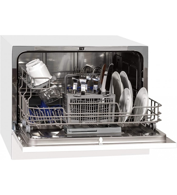 Exquisit Table Dishwasher GSP206-030F White | Table Dishwasher | 6 Place Settings | White [Energy Class F]