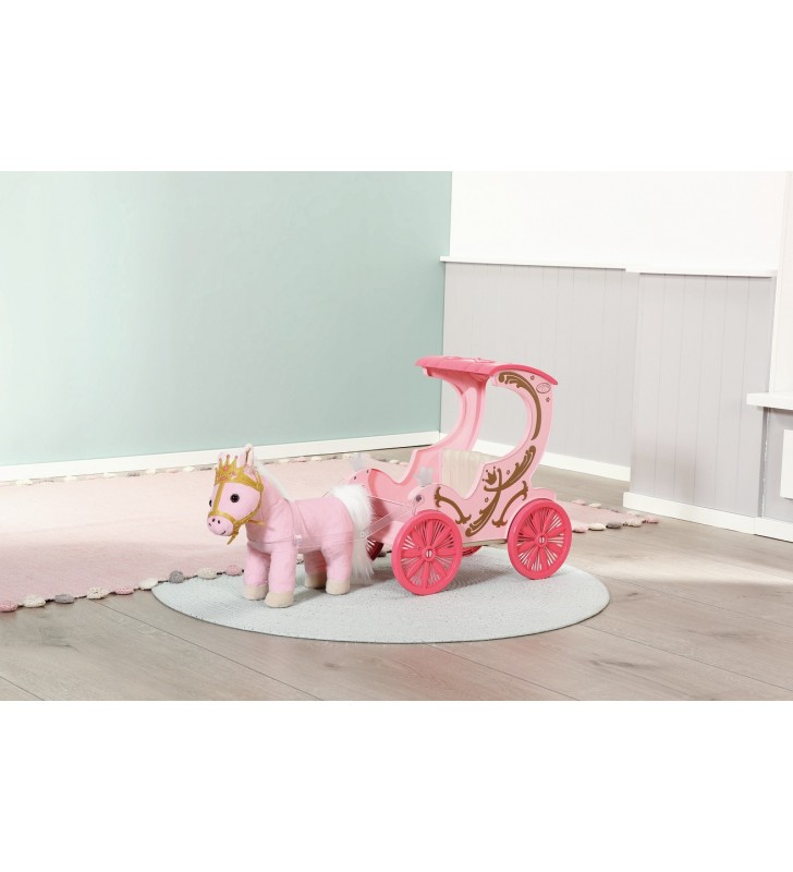 Baby Annabell Little Sweet Carriage & Pony Cărucior cu tracțiune păpușă