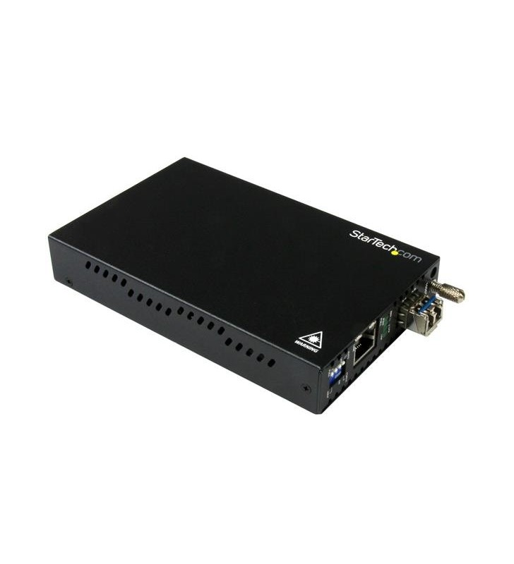 StarTech.com ET91000SM20 convertoare media pentru rețea 2000 Mbit/s 1310 nm Monomodală Negru