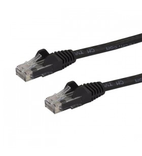 StarTech.com N6PATC2MBK cabluri de rețea 2 m Cat6 U/UTP (UTP) Negru