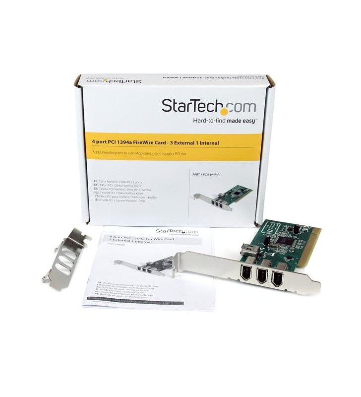 StarTech.com PCI1394MP plăci/adaptoare de interfață IEEE 1394/Firewire Intern