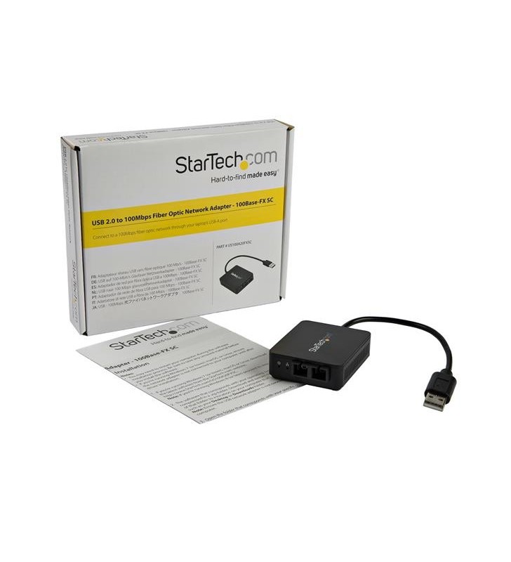StarTech.com US100A20FXSC plăci de rețea Fibră 1000 Mbit/s