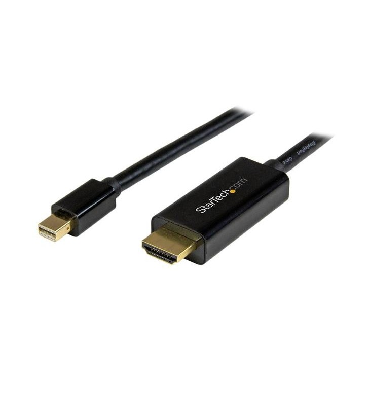 StarTech.com MDP2HDMM3MB adaptor pentru cabluri video 3 m Mini DisplayPort HDMI Negru