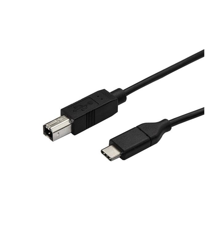 StarTech.com USB2CB3M cabluri USB 3 m 2.0 USB C USB B Negru