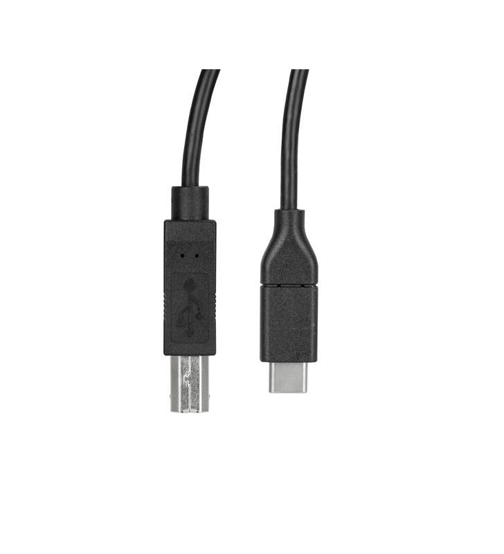 StarTech.com USB2CB3M cabluri USB 3 m 2.0 USB C USB B Negru