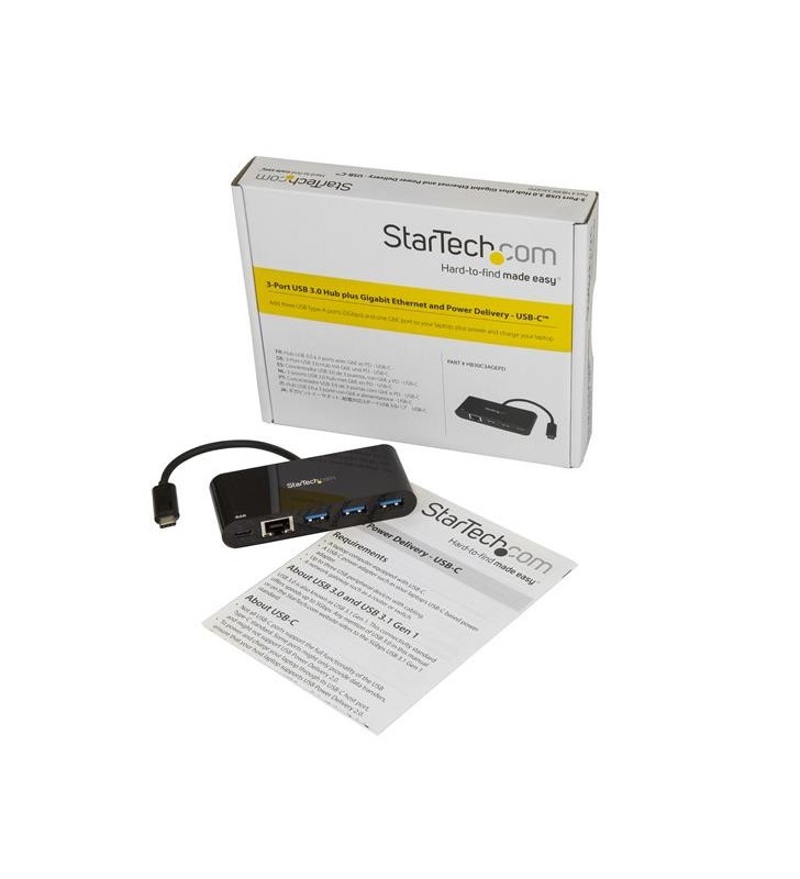 StarTech.com HB30C3AGEPD plăci de rețea Ethernet 1000 Mbit/s