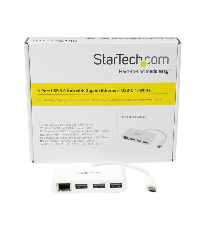 StarTech.com HB30C3A1GEA plăci de rețea Ethernet 1000 Mbit/s