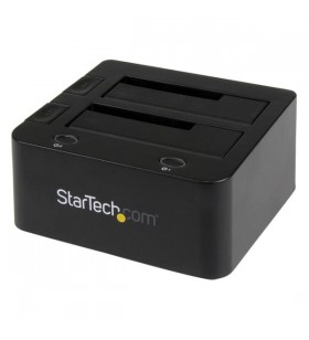 StarTech.com UNIDOCKU33 stație docking driver stocare USB 3.2 Gen 1 (3.1 Gen 1) Type-B Negru