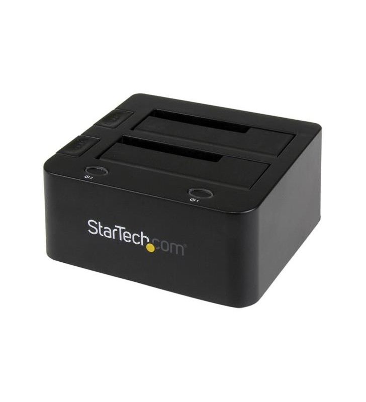 StarTech.com UNIDOCKU33 stație docking driver stocare USB 3.2 Gen 1 (3.1 Gen 1) Type-B Negru
